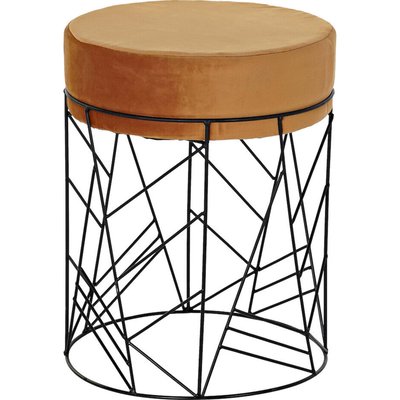 Repose pieds terracotta design métal et polyester style urbain RECOLLECTION