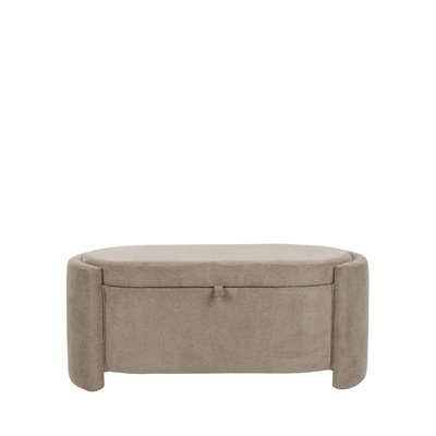Banc coffre en tissu L108cm - Miro DRAWER