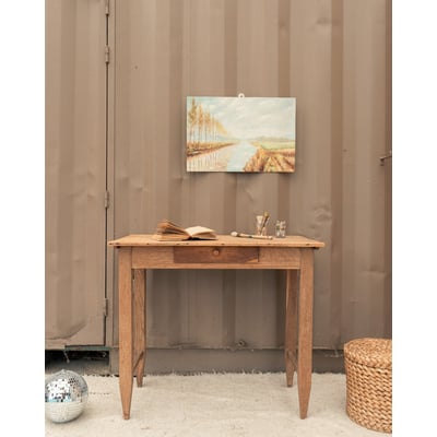 Bureau en chêne Edouard N°1086 - Bon état DEBONGOUT