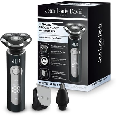 Tondeuse barbe Ultimate Grooming Set 4 en 1 JEAN LOUIS DAVID