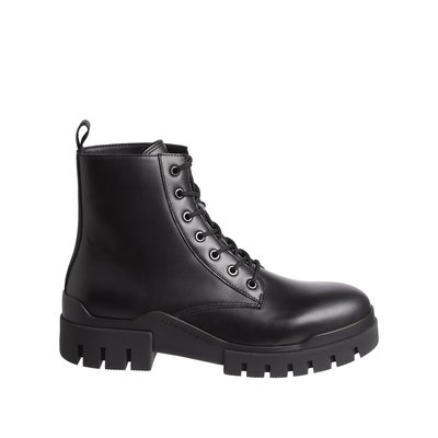 Boots à  lacets en cuir CALVIN KLEIN JEANS