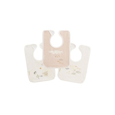 Lot de 3 bavoirs bébé Câlins PETIT BEGUIN