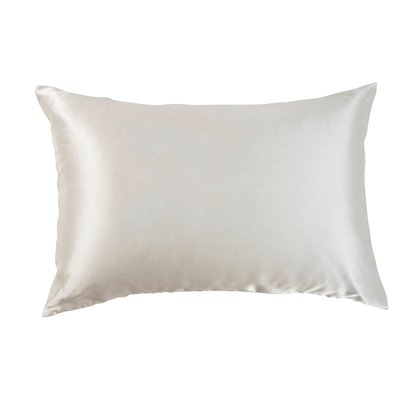 Taie d'oreiller rectangulaire soie de mûrier Beauté BEAUTE CARRE BLANC