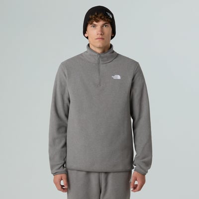 Sweat polaire demi zippé col montant logo THE NORTH FACE