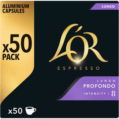 Capsules Espresso LUNGO PROFONDO x50 260g L'OR