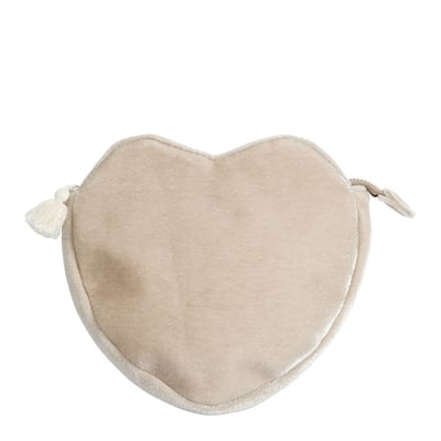 Pochette Cœur Velours MATHILDE M