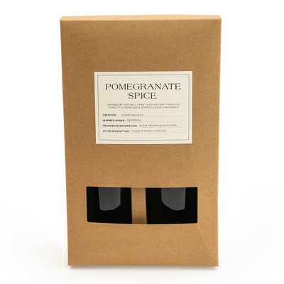 Apothecary Pomegranate Spice Candle Making Kit SO'HOME