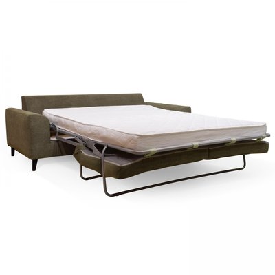 Canapé convertible en tissu chiné 3 places, JAROD OVIALA
