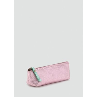 Trousse en cuir effet métallisé MANGO KIDS
