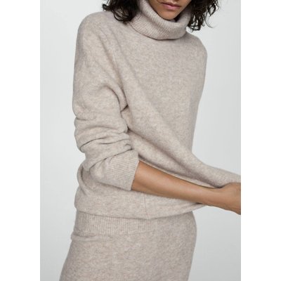 Pull-over maille col montant MANGO