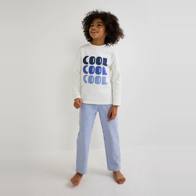 Pyjama manches longues imprimé en jersey coton BIO GOTS MONOPRIX