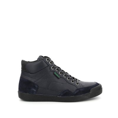 Triparty 2 High Top Trainers in Leather KICKERS