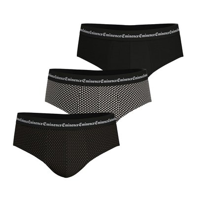Set van 3 slips met lage taille Business Print EMINENCE