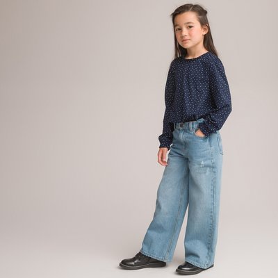 Лонгслив с принтом в горошек LA REDOUTE COLLECTIONS