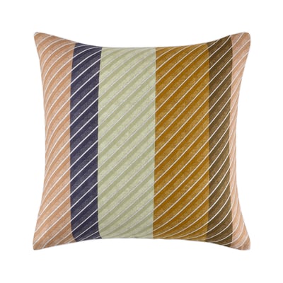Taie d'oreiller en satin de coton lavé multicouleurs, SPENCER DESFORGES