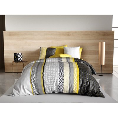 Housse de couette  Lumi  100% coton 57 fils DECORATIE