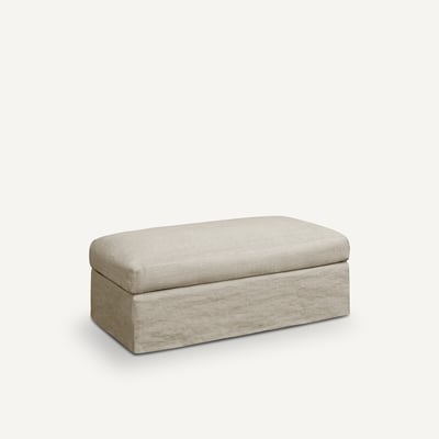 Repose-pieds lin épais stonewashed, Neo Chiquito AM.PM