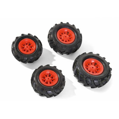Lot de roues jantes rouge rollyJunior et rollyFarmtrac ROLLY TOYS