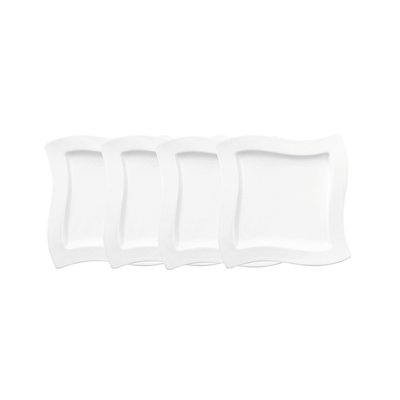 Assiette À Dessert Carrée Set 4Pcs. NEWWAVE VILLEROY & BOCH