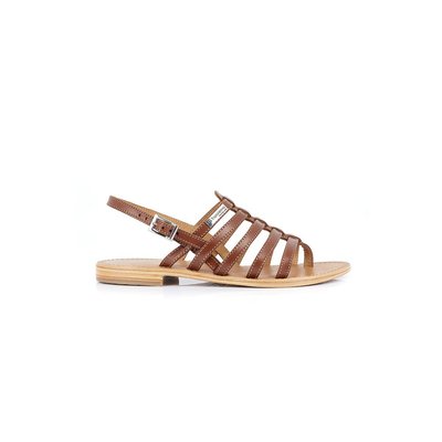 Leather Flat Sandals LES TROPEZIENNES PAR M BELARBI