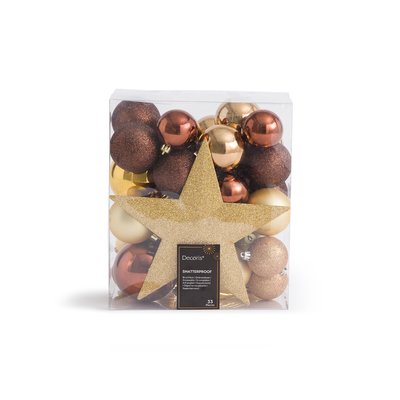 Weihnachtskugel-Set, 33 Teile Caspar LA REDOUTE INTERIEURS