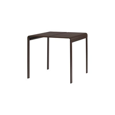 Table Oto 80 x 80 cm - métal pour extérieur, 4 personnes NOO.MA