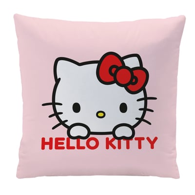 Coussin forme imprimé 100% Polyester, POIS HELLO KITTY
