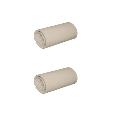 Drap housse coton jersey bonnet 30 (lot de 2) TERRE DE NUIT