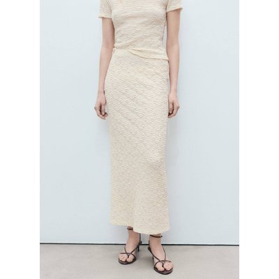 Jupe texturée cintrée MANGO