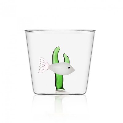 Verre Tumbler Poisson Blanc ICHENDORF