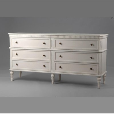 Commode double   6 tiroirs en kit-LÉONIE AMADEUS