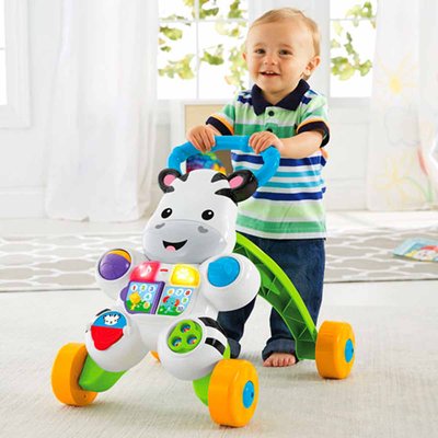 Fisher-price - mon trotteur zèbre parlant - trotteur bébé  - 6 mois et + FISHER PRICE