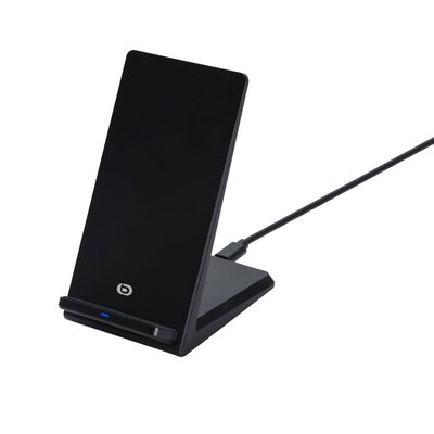 Chargeur induction sans fil 10W Noir Stand ESSENTIEL B