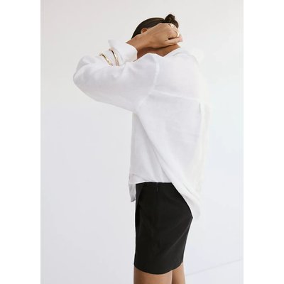 Chemise lin poche MANGO