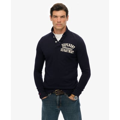 Polo à manches longues Vintage Athletic SUPERDRY