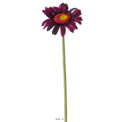 Gerbera artificiel H 48 cm D 8 cm superbe ARTIFICIELLES