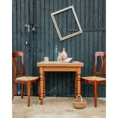Table à manger à rallonges Romy N°335 - Bon état DEBONGOUT
