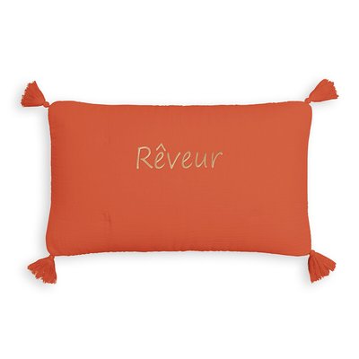 Housse coussin gaze de coton personnalisée Kumla LA REDOUTE INTERIEURS