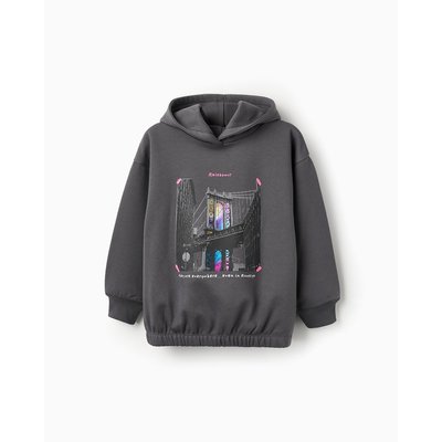 Sweat avec capuche et impression NEW YORK ZIPPY