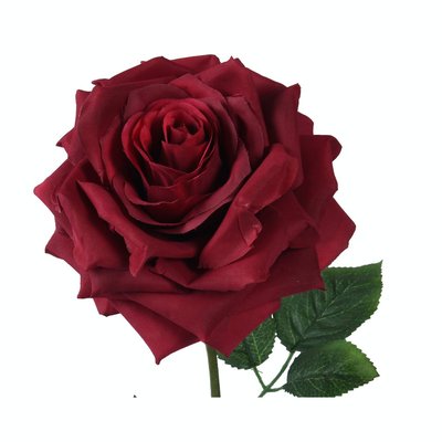 Rose rouge en polyester 53 cm PIER IMPORT