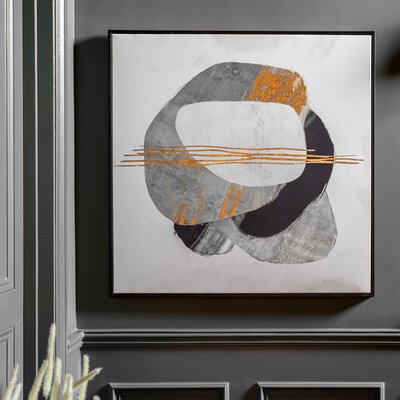 80x80cm Through the Dimensions II Framed Canvas SO'HOME