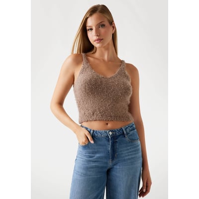 Débardeur Maille Duveteuse GUESS