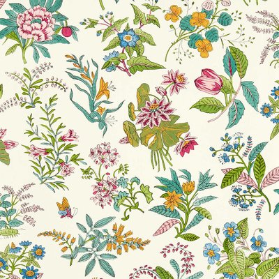 Woodland Floral Peridot Ruby Pearl Wallpaper HARLEQUIN X SOPHIE ROBINSON