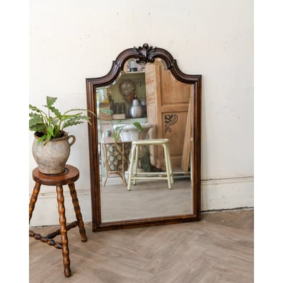 Miroir en bois sculpté Georges N°1513 - Bon état DEBONGOUT