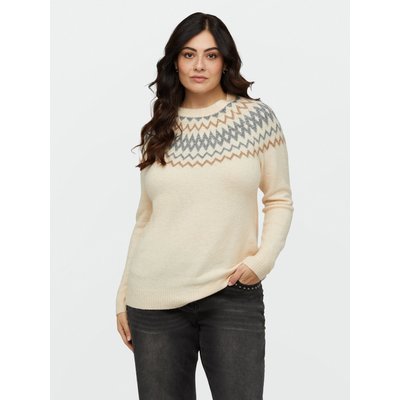 Pull jacquard à motifs fair isle, idéal pour l’hiver FIORELLA RUBINO