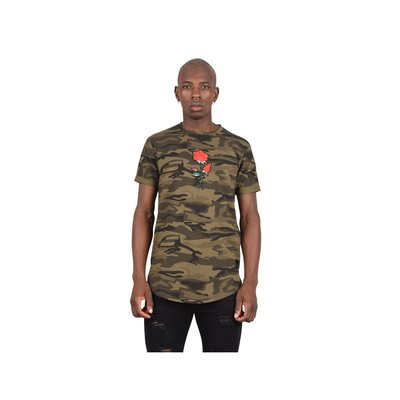 T-shirt motif CAMO brodé rose PROJECT X
