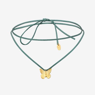 Collier cordon doré petit modèle - BUTTERFLY CAROLINE NAJMAN