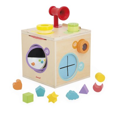Cube d'activités Boîte sensorielle pour enfant JANOD