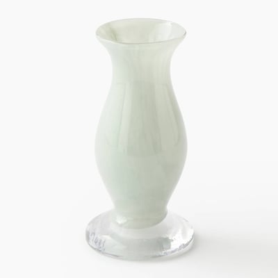 Vase,7x7x17cm, en verre MONOPRIX