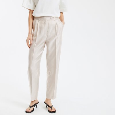 Pantalon large à pinces, satiné LA REDOUTE COLLECTIONS